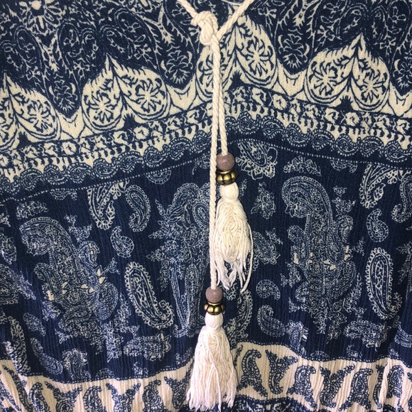 Blue Patterned Top - Picture 2 of 4